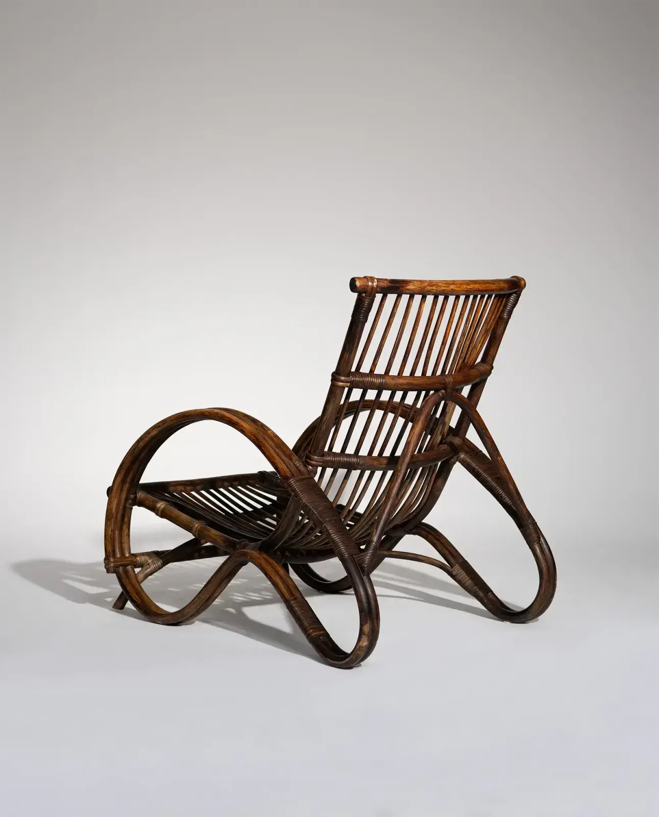 Nederlandse Rotan Fauteuils, ca. jaren 1960 photo vintage