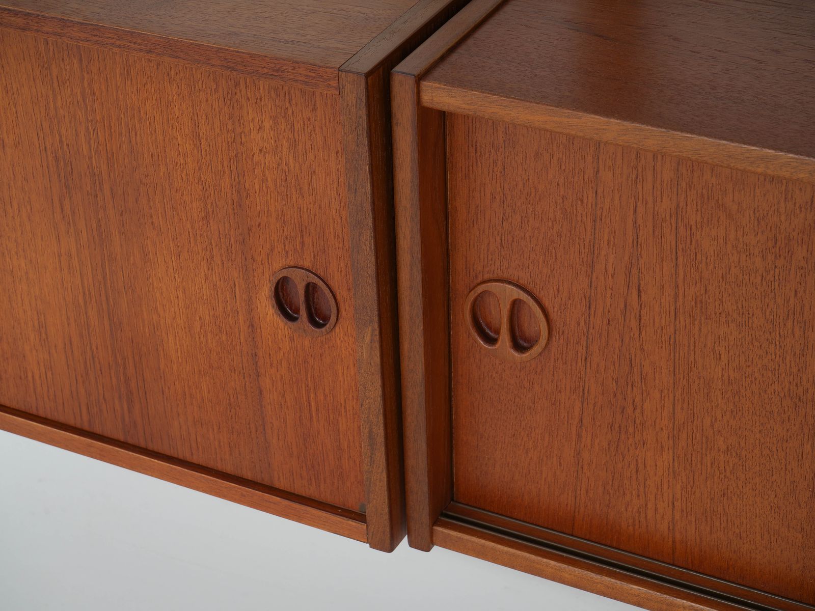 Teak Modular Shelving Unit, Danish Design, 1960s, Made In Denmark photo vintage