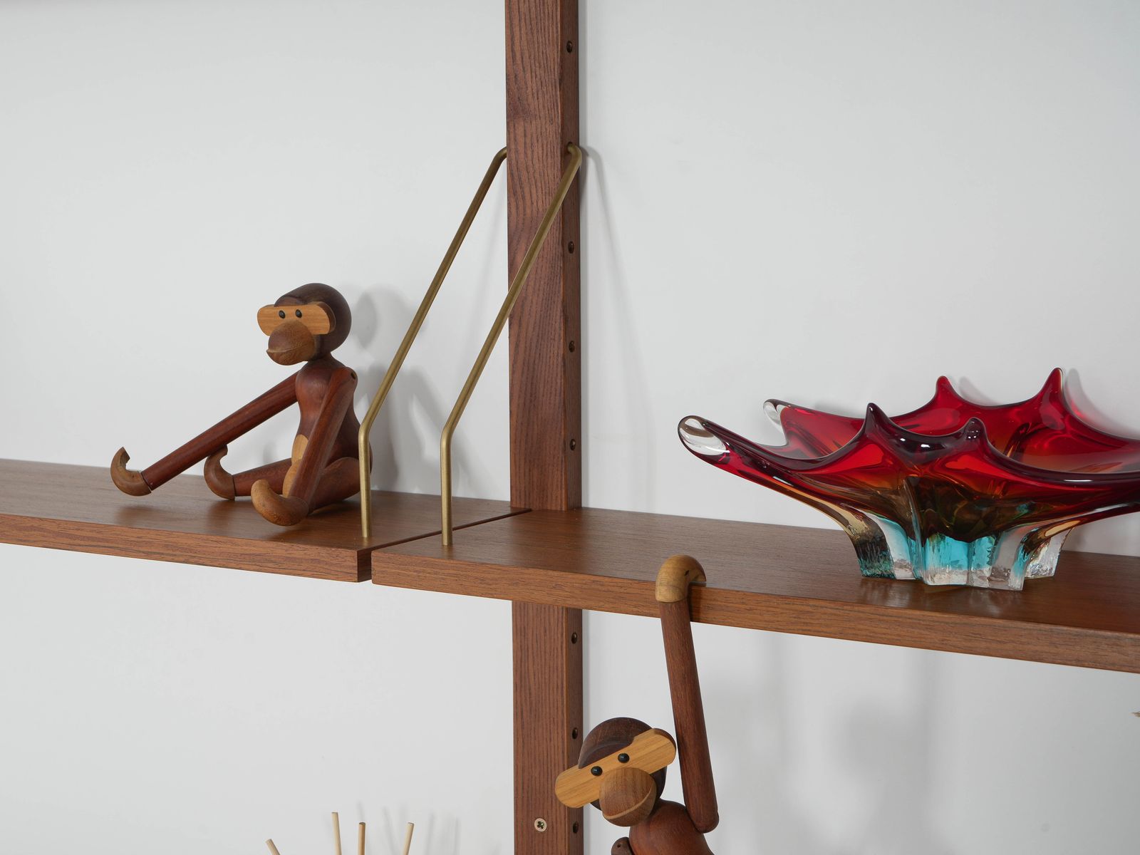 photo furniture Teakhouten modulaire kast, Deens design, jaren 1960, gemaakt in Denemarken