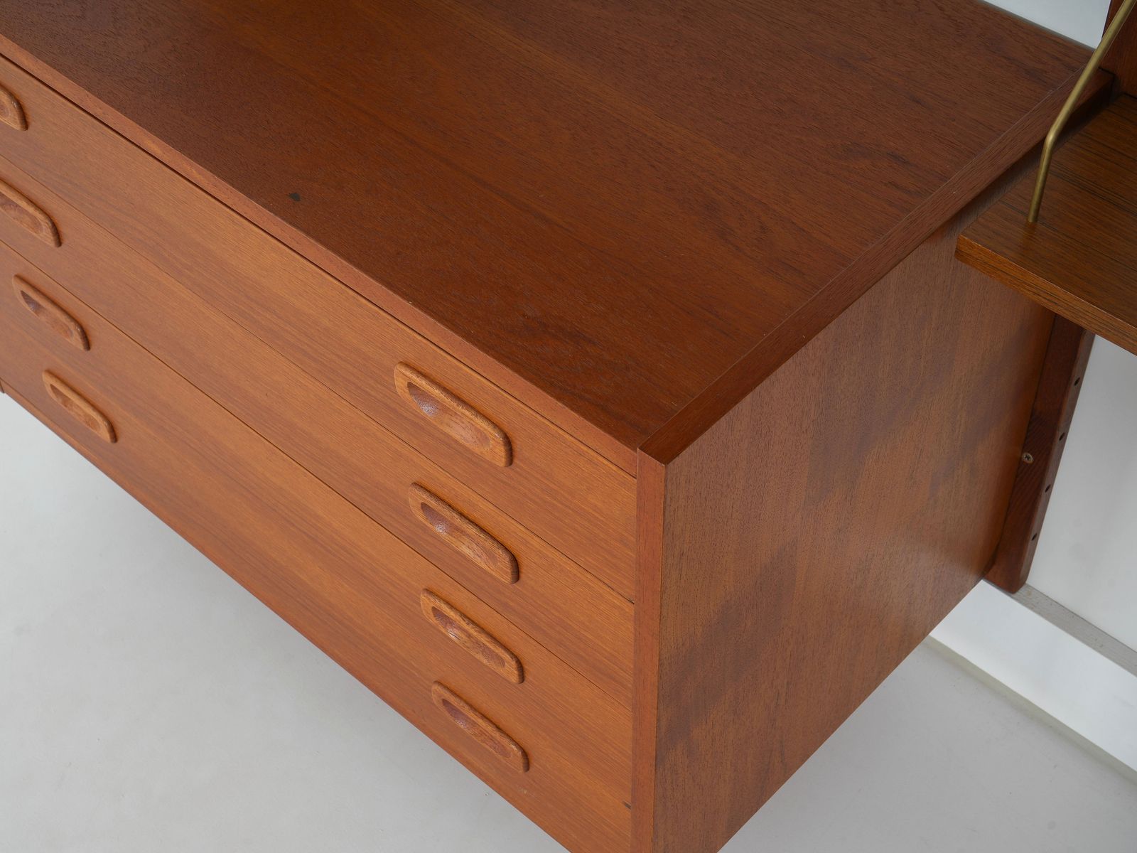 photo furniture Teak Bookcase Ps System, Danish Design, 1960s, Manufactured By Randers Møbelfabrik