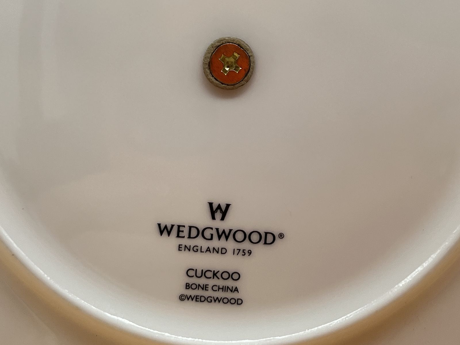Wedgwood China Cuckoo Design 2 Tier Cake Stand. photo Home Decor