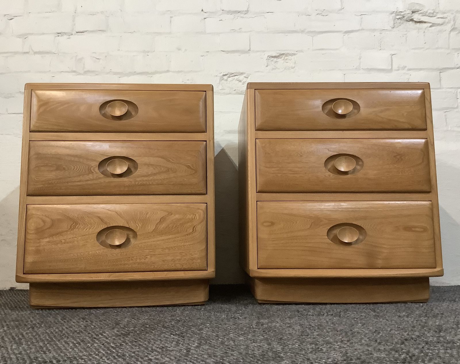 Matching Pair Of Ercol Windsor Bedside Chests. photo furniture