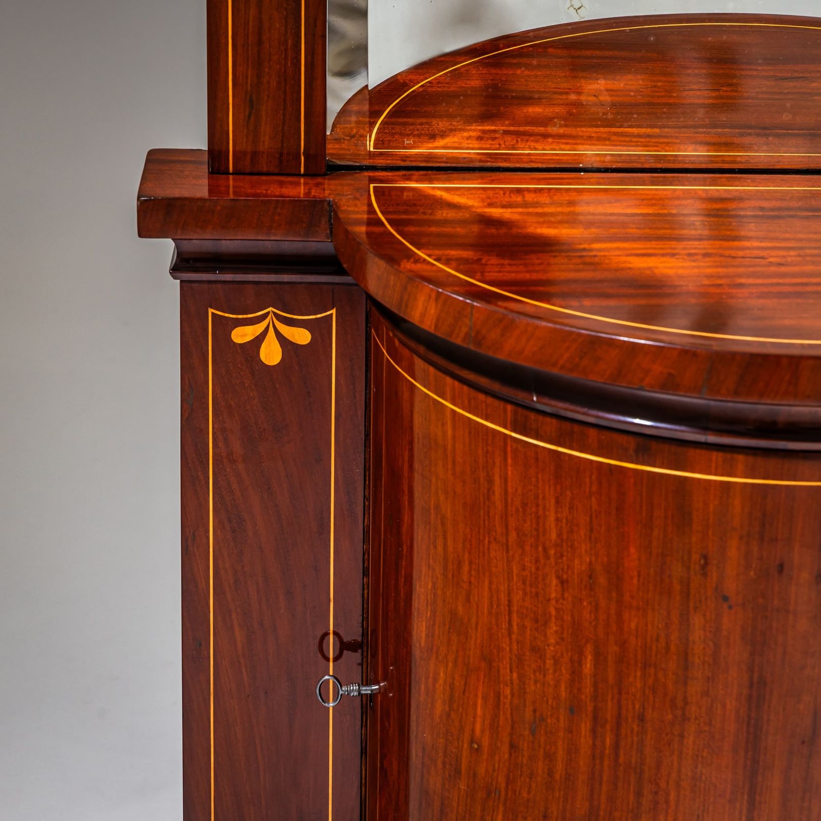 Biedermeier Mahogany Pier Mirror With Console, Northern Germany, Circa 1830 photo Home Decor