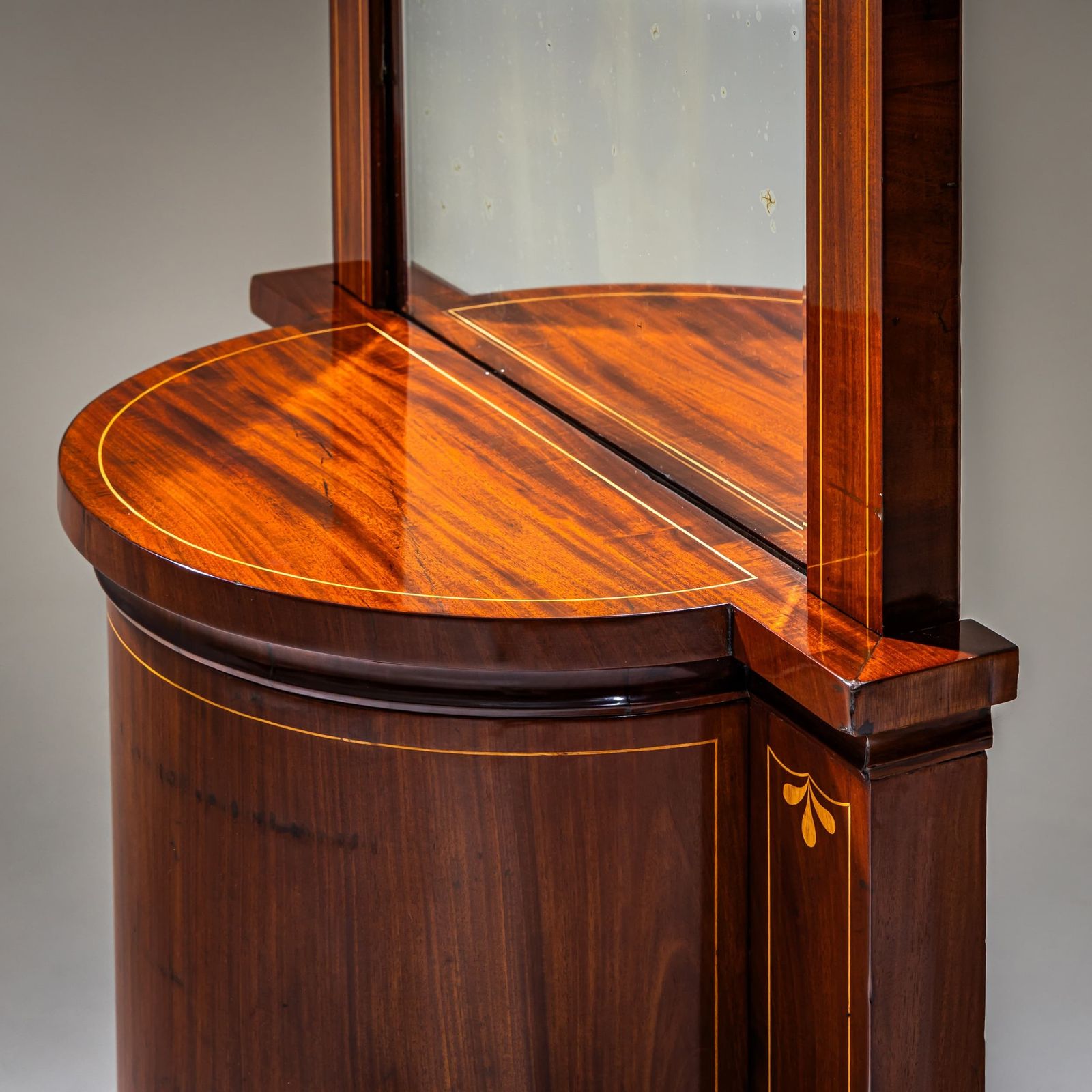 Biedermeier Mahogany Pier Mirror With Console, Northern Germany, Circa 1830 photo 3850.0