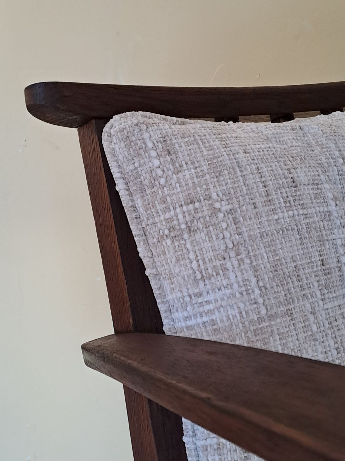 1050.0 Czech Mid Century Armchairs In Oak 1950s, Set Of 2 photo