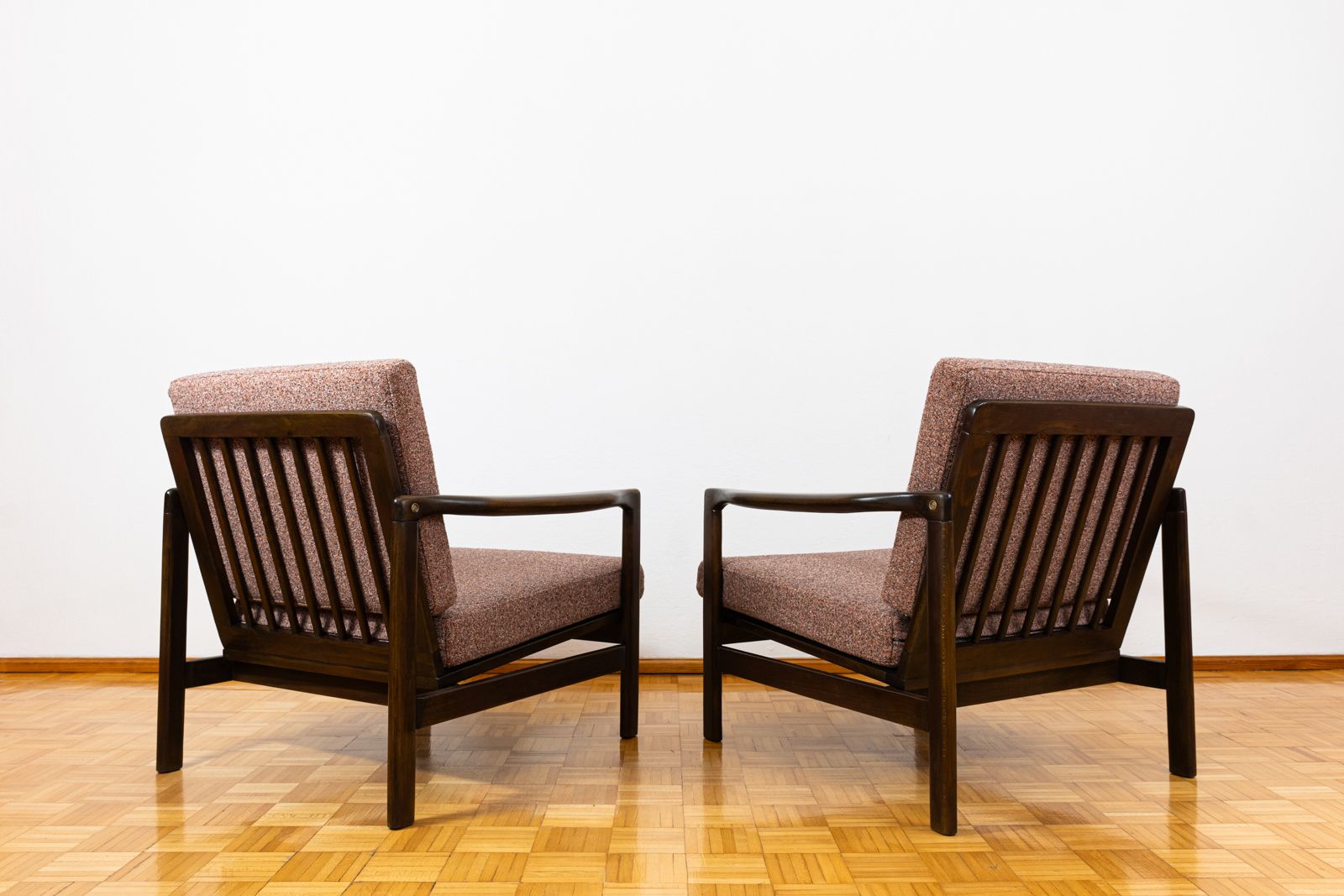 Mid Century Modern Armchairs By Zenon Bączyk, 1960's, Set Of 2 photo vintage