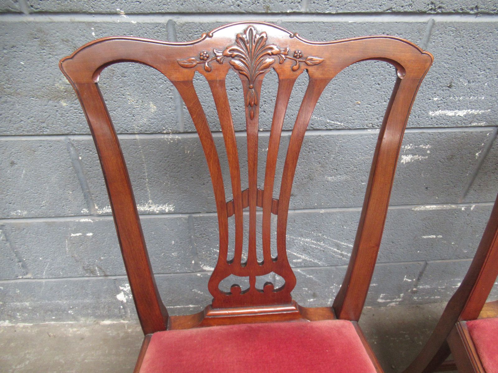 Set Of   Four Edwardian   Period Mahogany Dining Chairs photo for sale
