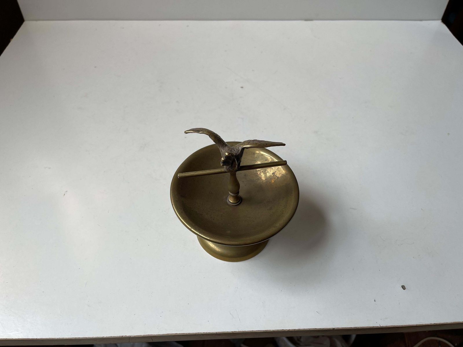 Plateau à bagues Art déco avec cacatoès en bronze, Vienne, 1920 photo 339.0