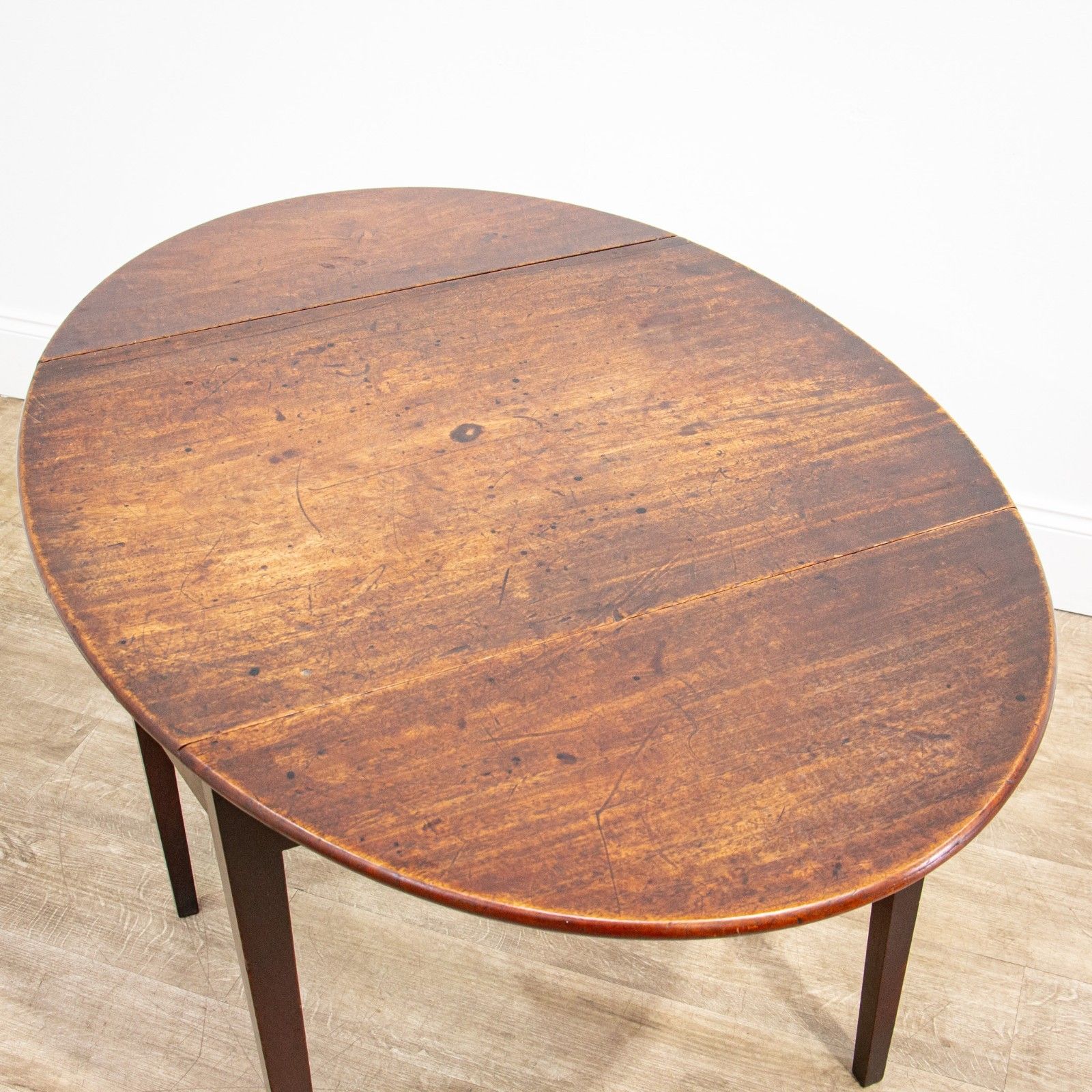 Late Georgian Mahogany Oval Pembroke Table photo Furniture
