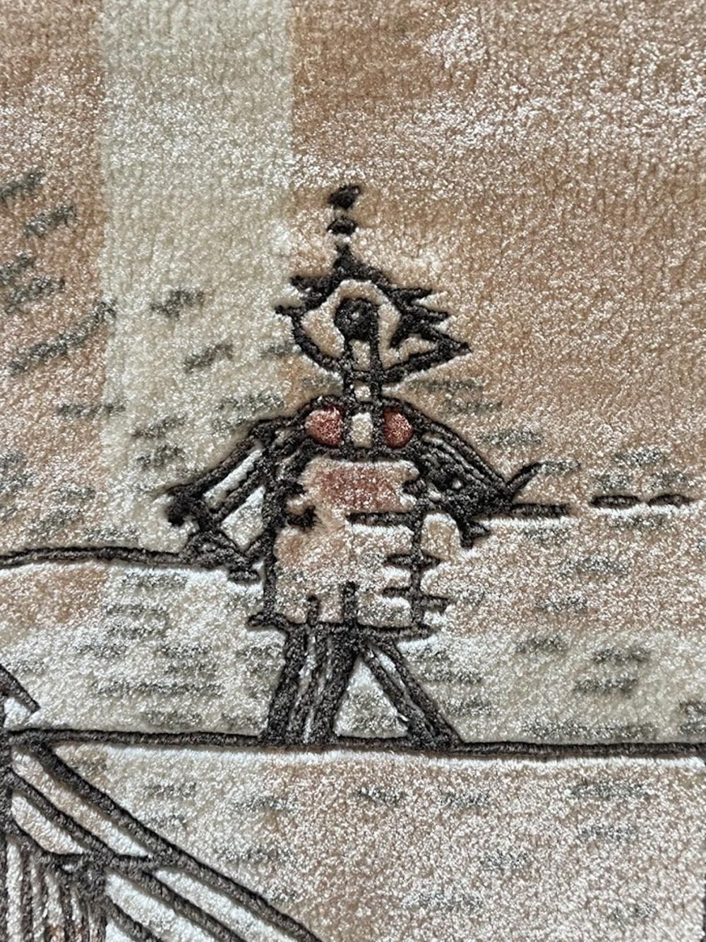 Handgeweven wandtapijt 'The Tightrope Walker' naar Paul Klee photo furniture