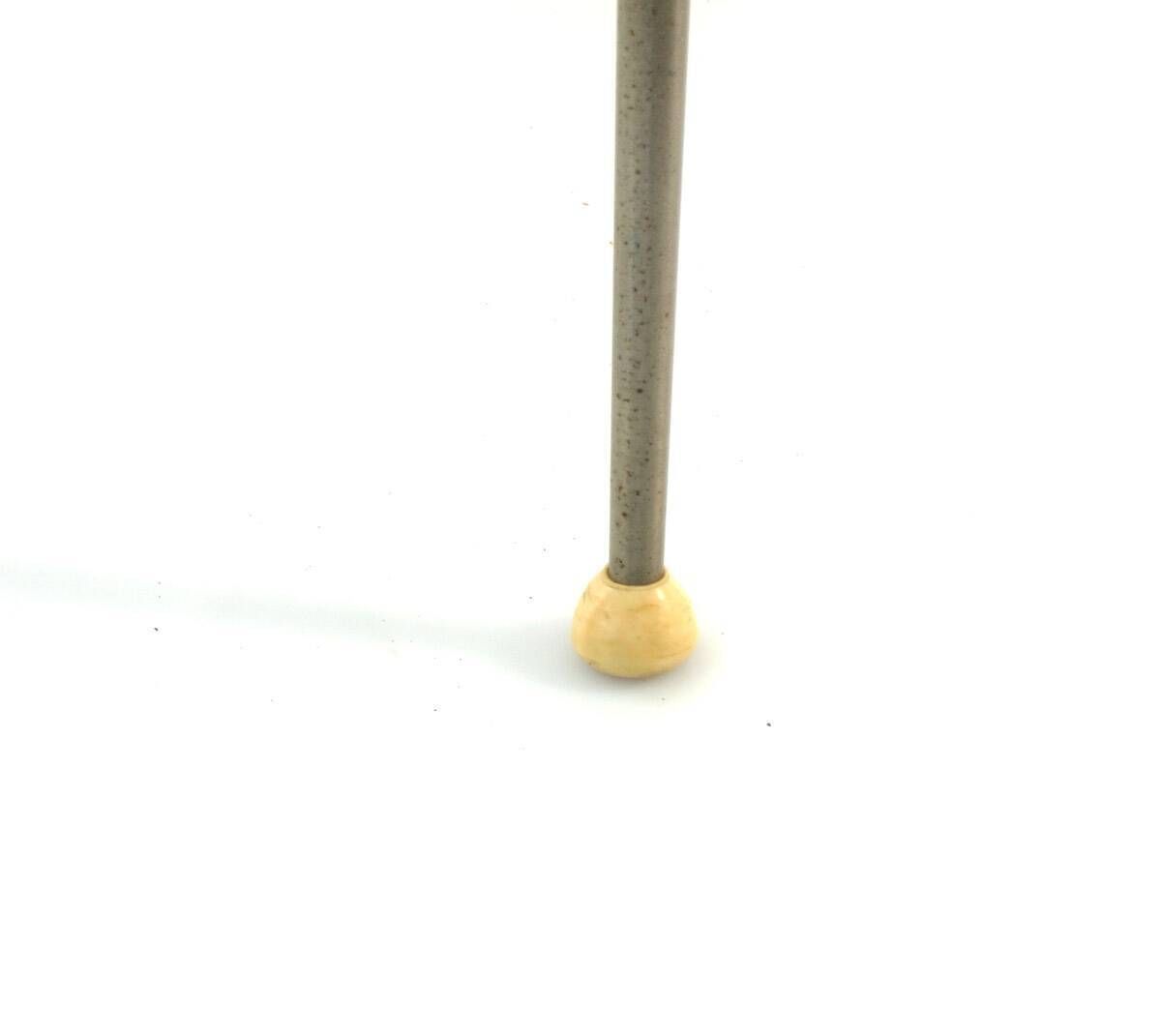 Modernistische bijzettafel uit de jaren 1960 met houtskoolgrijs Formica-blad photo buy