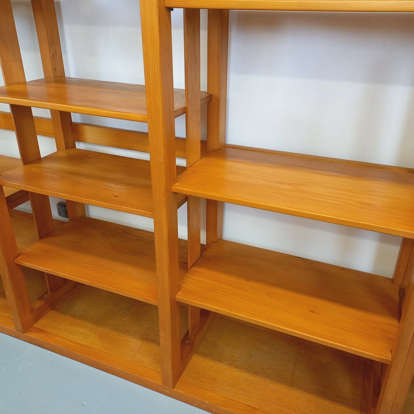 Grote modulaire boekenkast van grenen in 6 secties photo buy