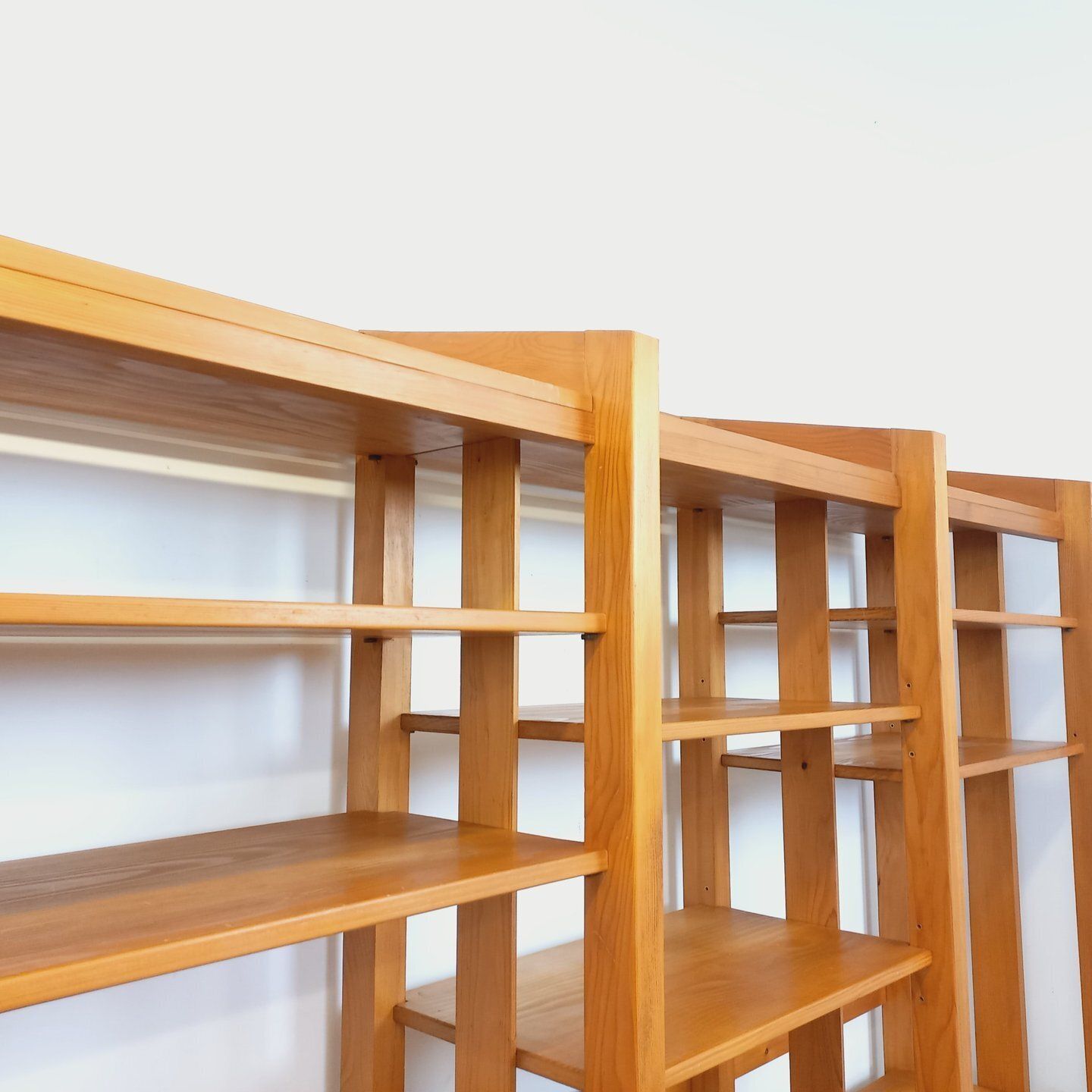 photo for sale Grote modulaire boekenkast van grenen in 6 secties