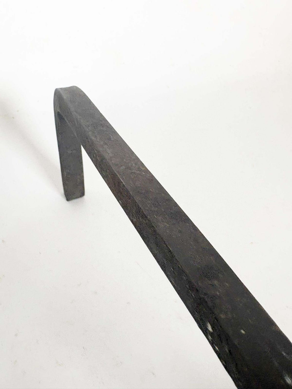 Pair Of Andirons In Cast Iron And Brass, Black And Gold, France, 1960s photo 393.0