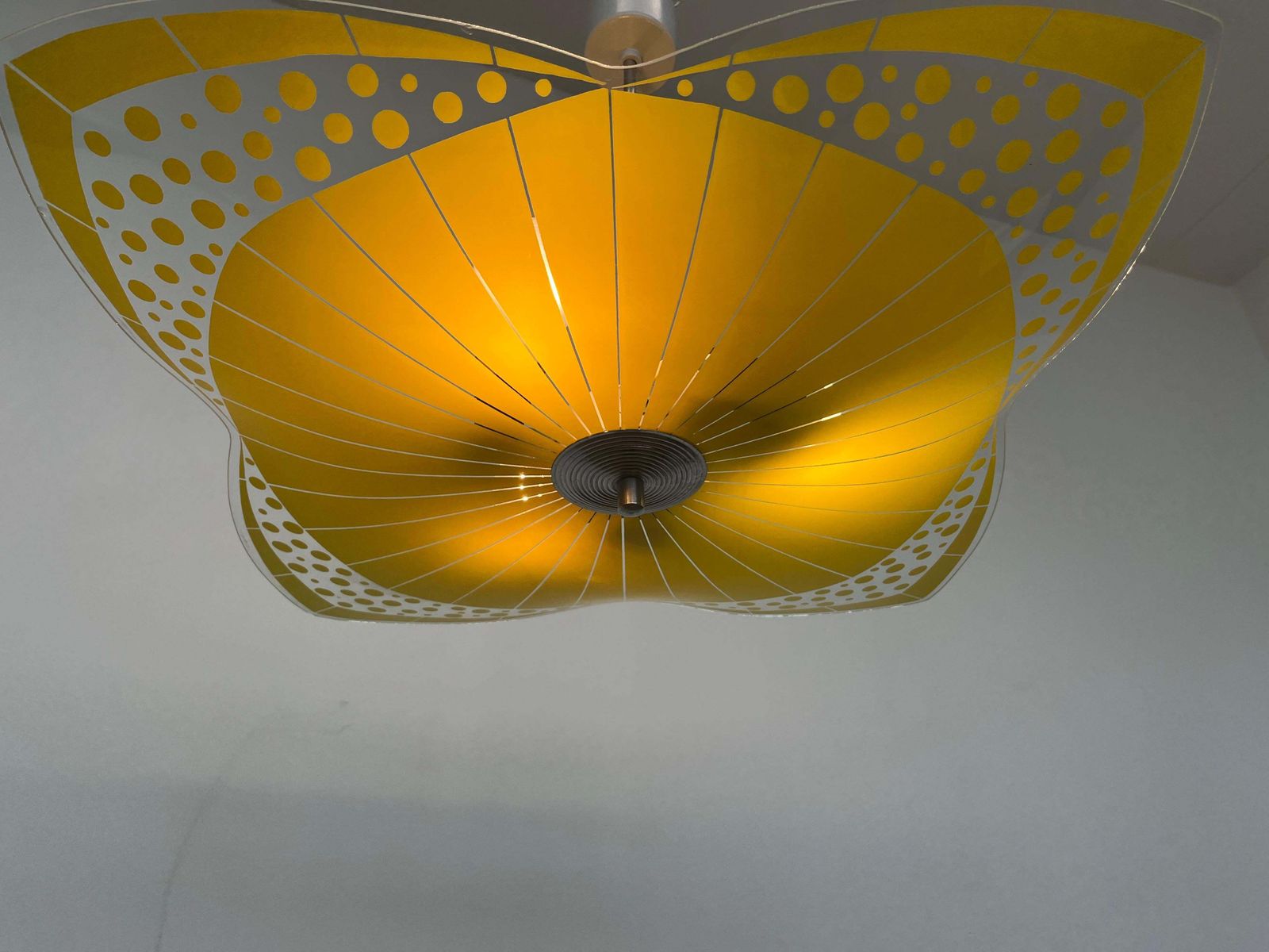 Mid-Century Design Glazen Hanglamp van Napako, Tsjecho-Slowakije, jaren 1970. photo furniture