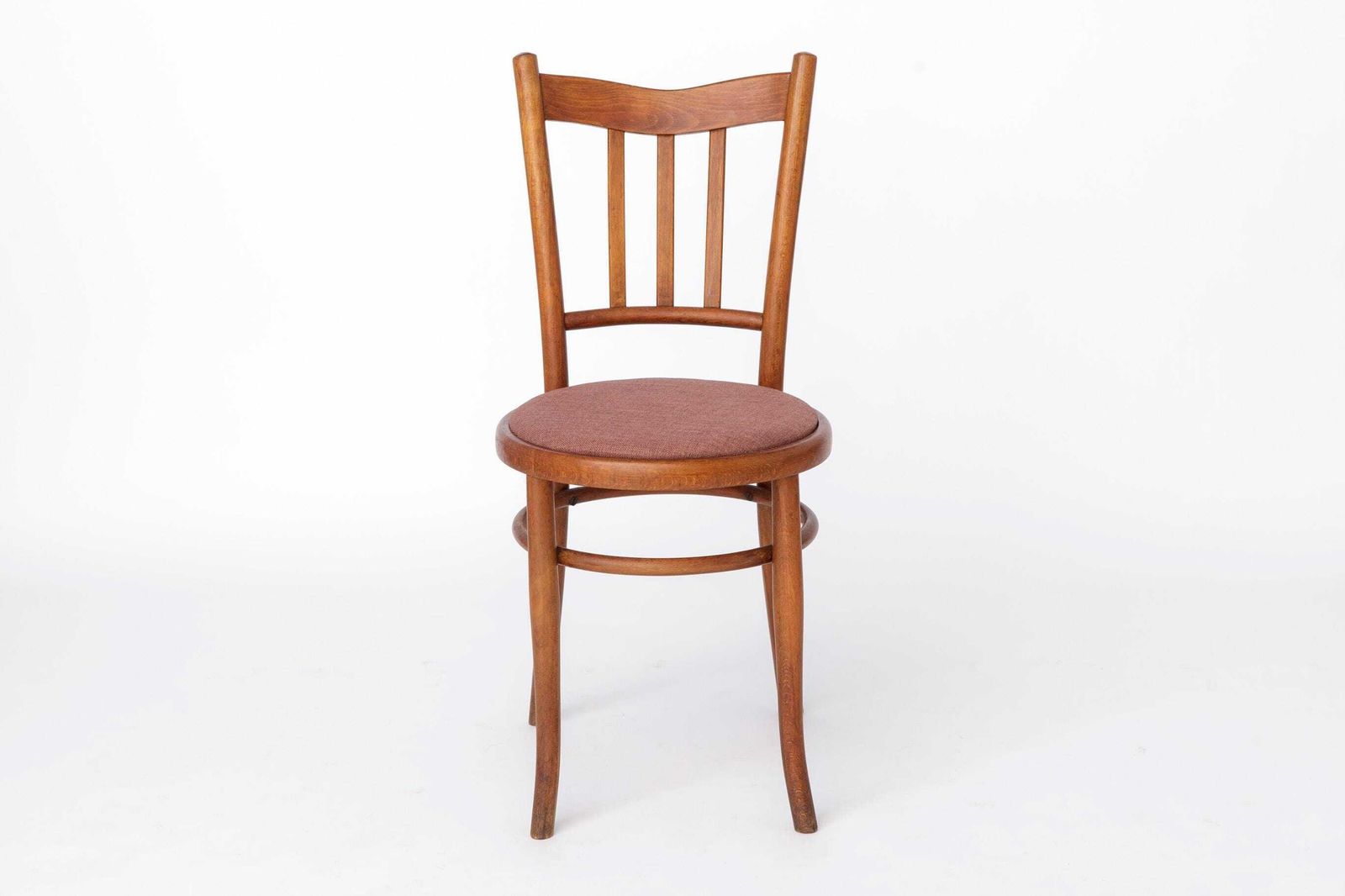 1 Of 8 Antique Fischel Bentwood Chair, Restored Beech Wood Dining Chair, Art Nouveau Cafe Chair, Vintage European Seating