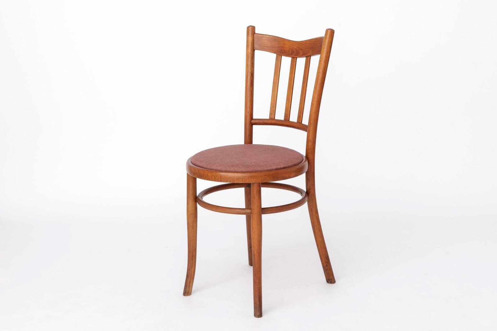 1 Of 8 Antique Fischel Bentwood Chair, Restored Beech Wood Dining Chair, Art Nouveau Cafe Chair, Vintage European Seating photo Furniture
