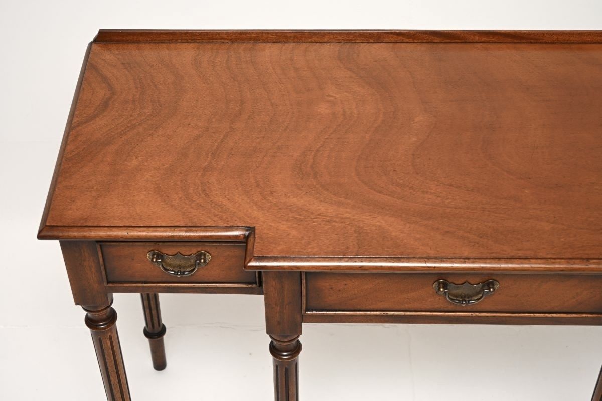 Antique Georgian Style Mahogany Console Table photo for sale