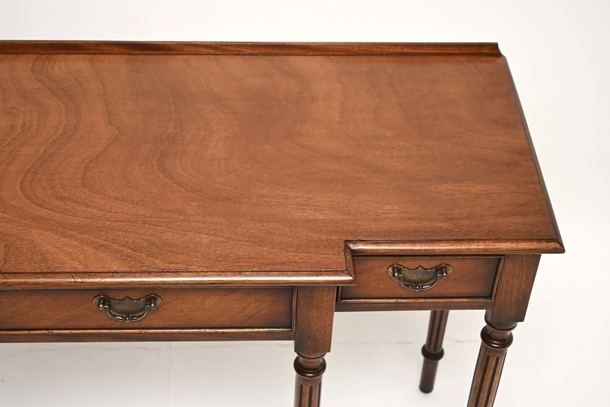 Antique Georgian Style Mahogany Console Table photo Furniture