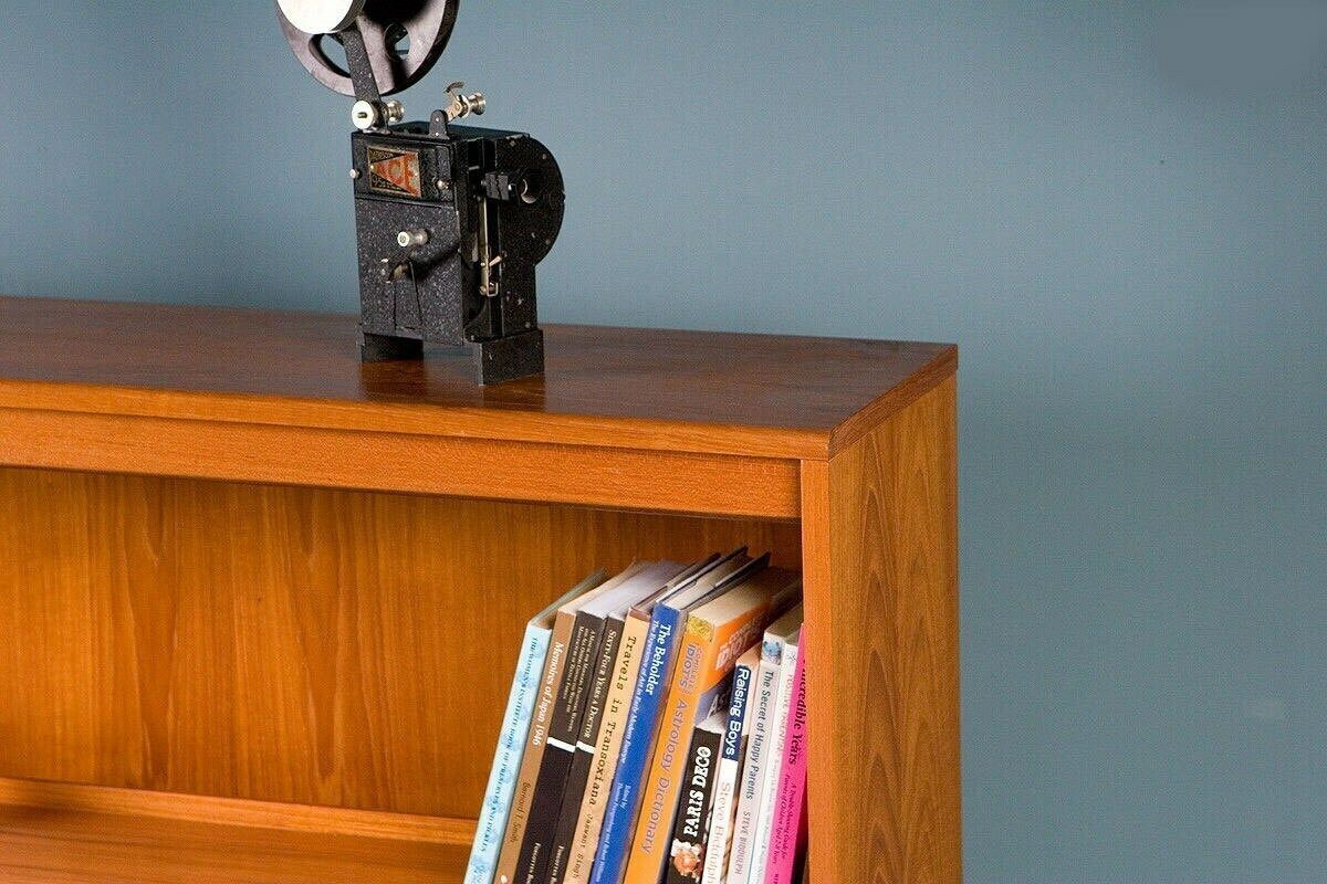 G Plan Mid Century Retro Teak Low Book Case Display Cabinet Shelves photo for sale