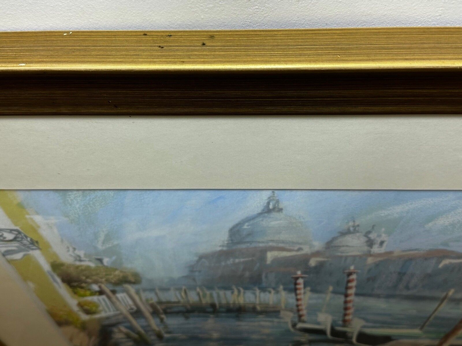 James Bartholomew Rsma Marine Painting "The Grand Canal & San Salute" photo vintage