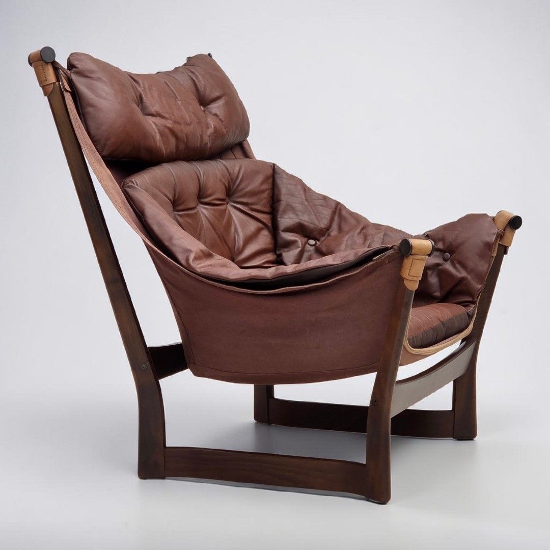 1970s, Norwegian Design By Tormod Alnaes, "Trega" Lounge Chair.