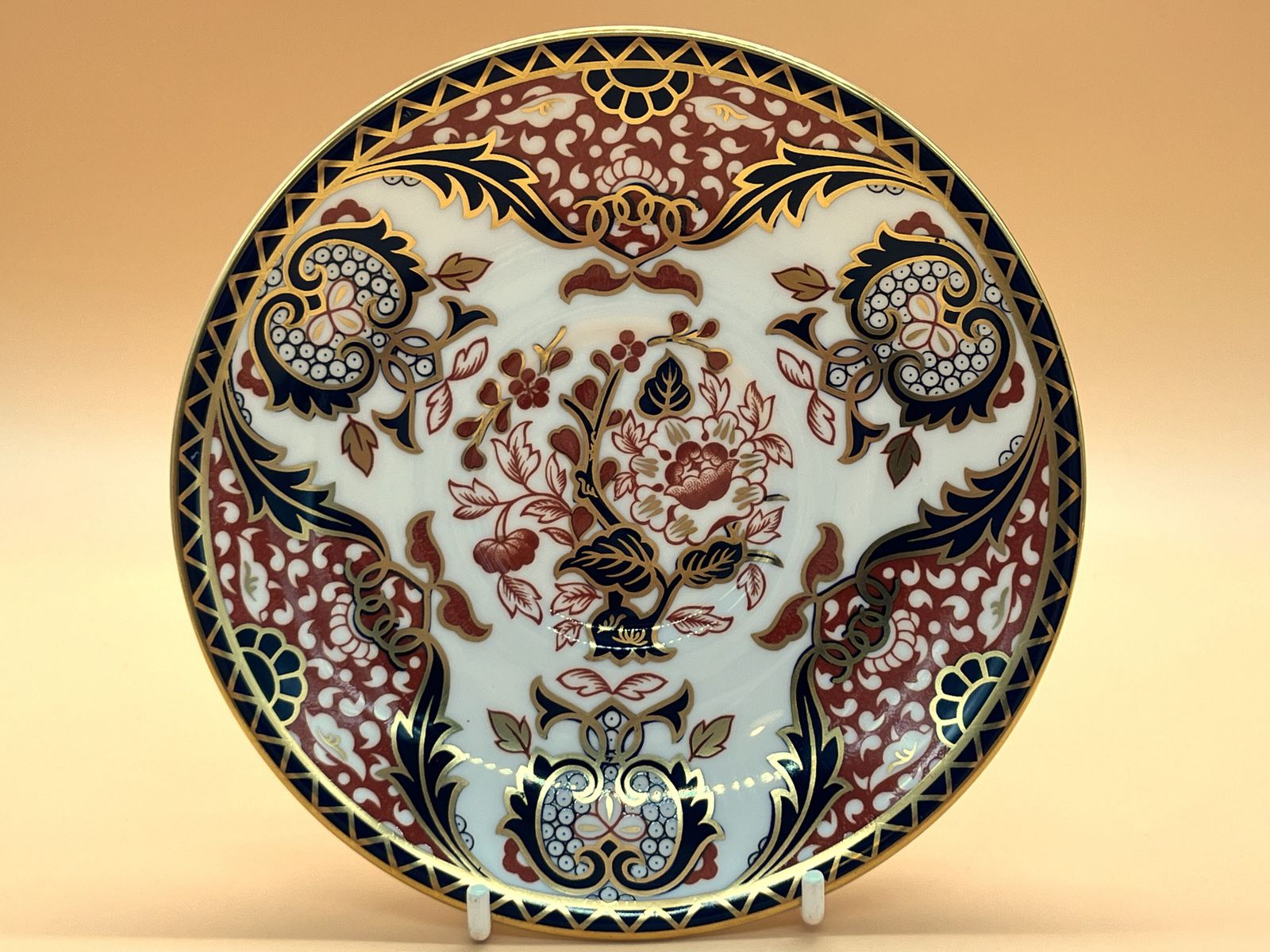 Royal Crown Derby China Kings Imari Design Elgin Shape Theekopje en Schotel. 383. photo for sale