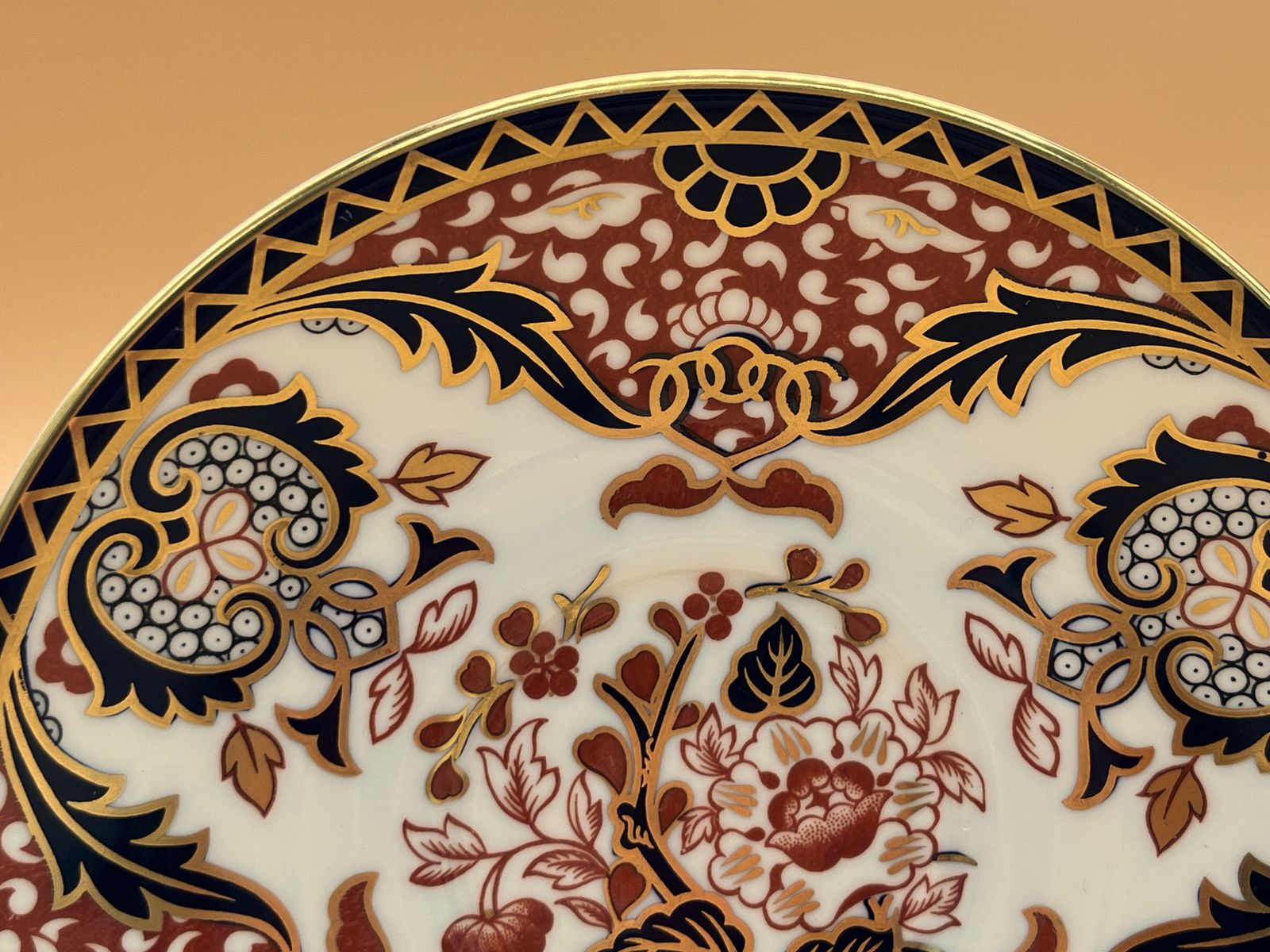 Royal Crown Derby China Kings Imari Design Elgin Shape Tea Cup And Saucer Duo. 383. photo 50.0