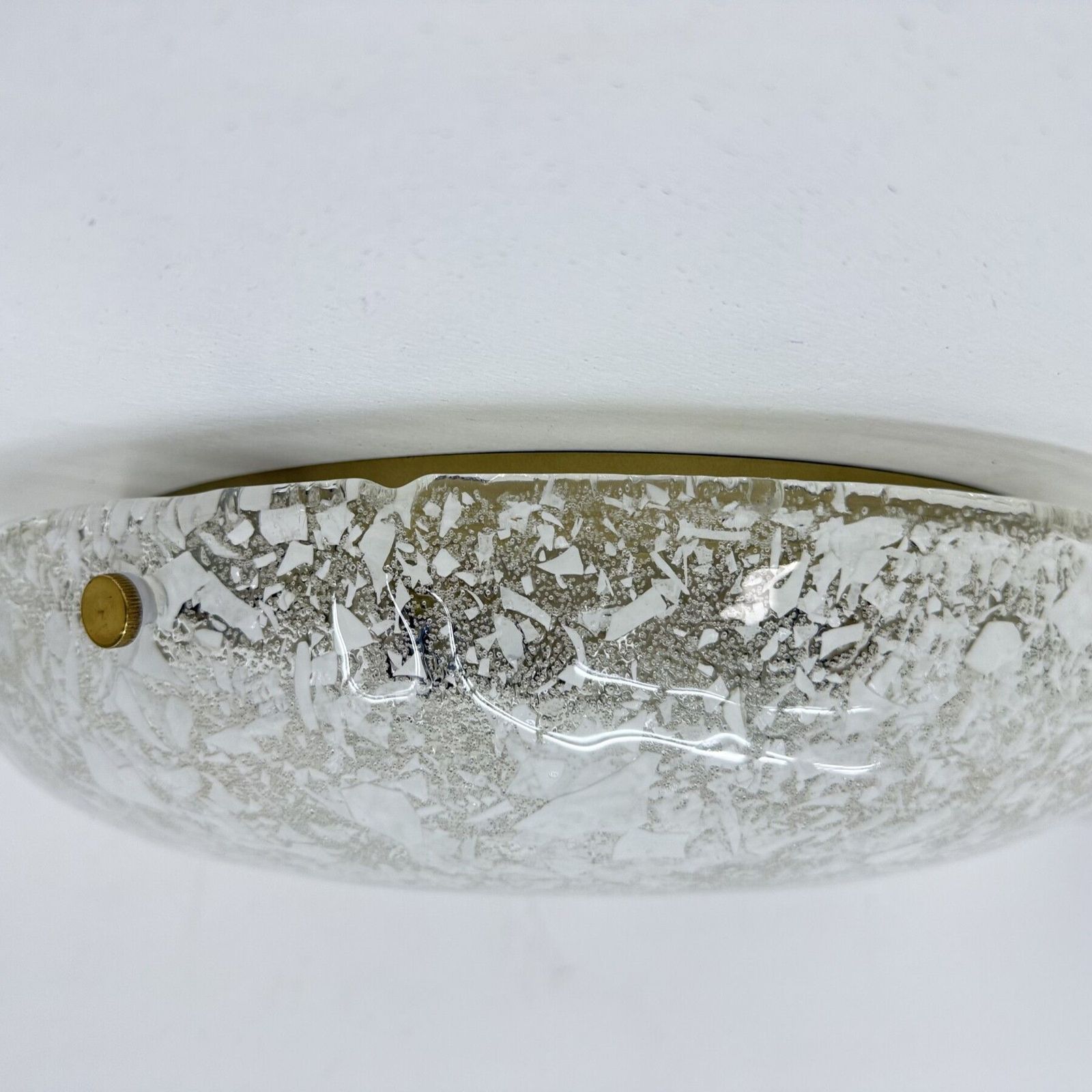 photo vintage Mid-Century paar Murano glazen wandlampen van Hillebrand, Duitsland, jaren 1970