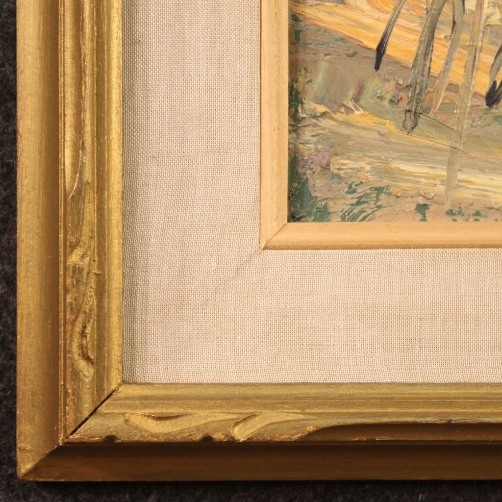 Gesigneerd landschap uit de jaren '70 photo furniture