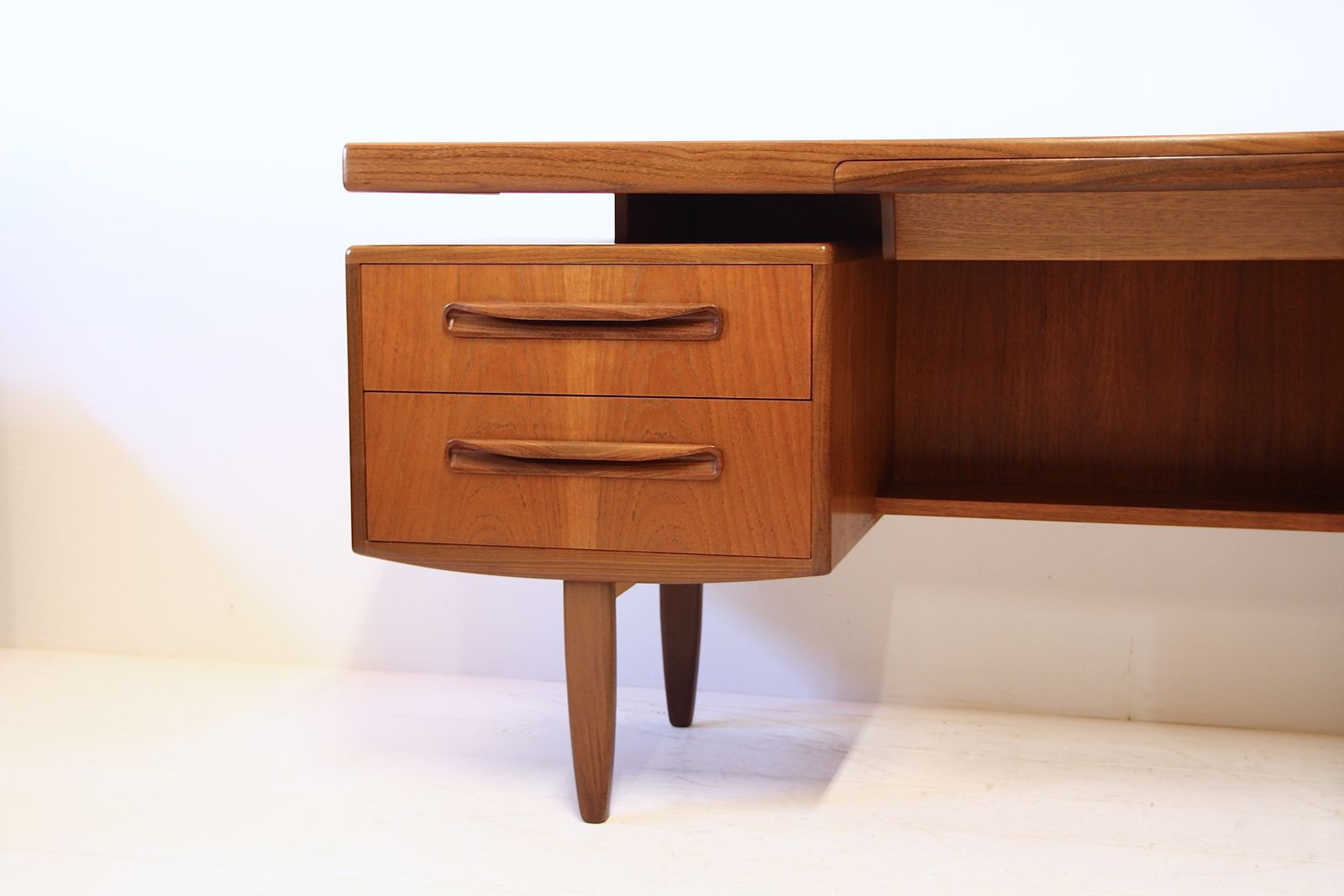 G Plan Fresco Teak Desk By Vb Wilkins   1960s photo for sale