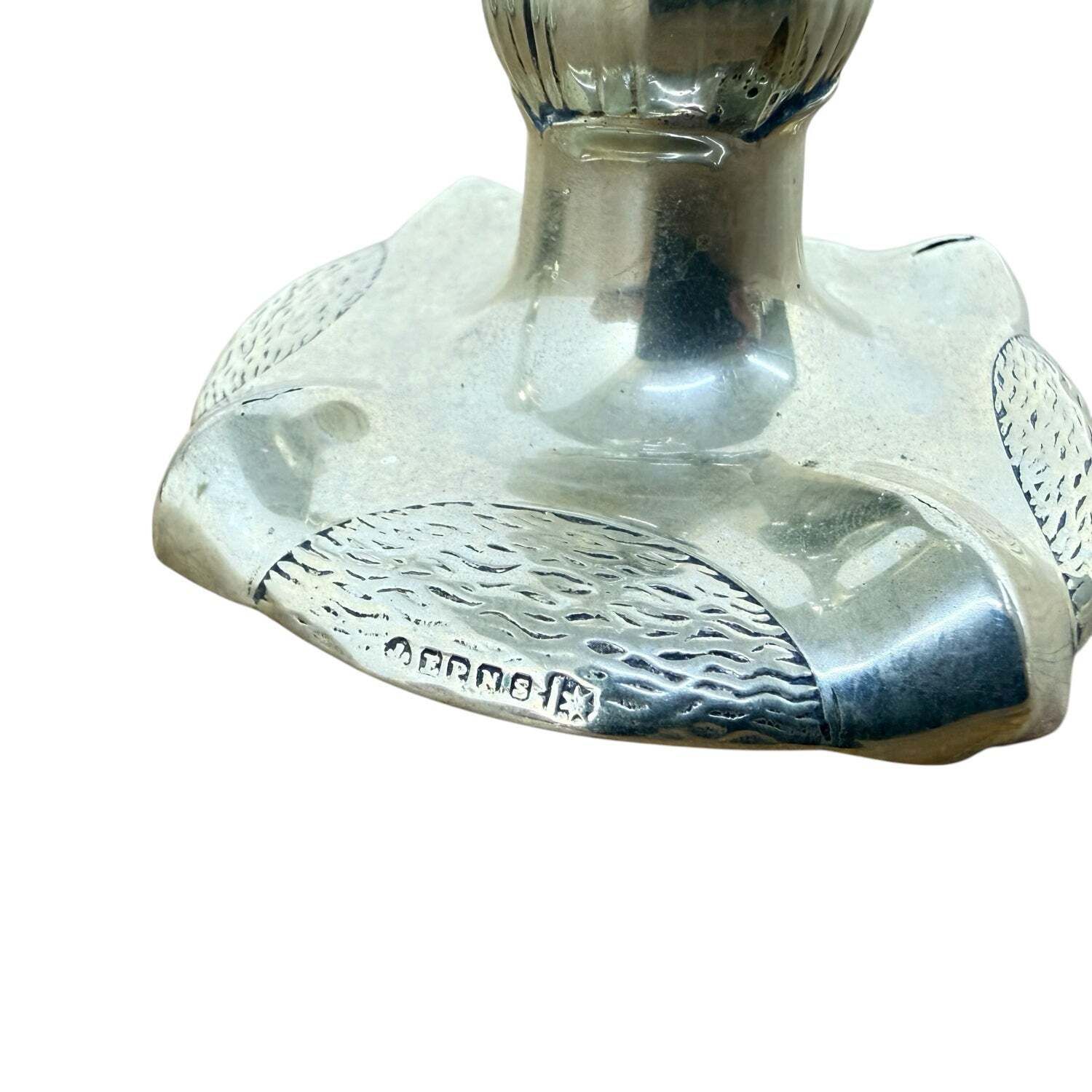 Paar Art Nouveau Verzilverde Knopvaasjes photo buy