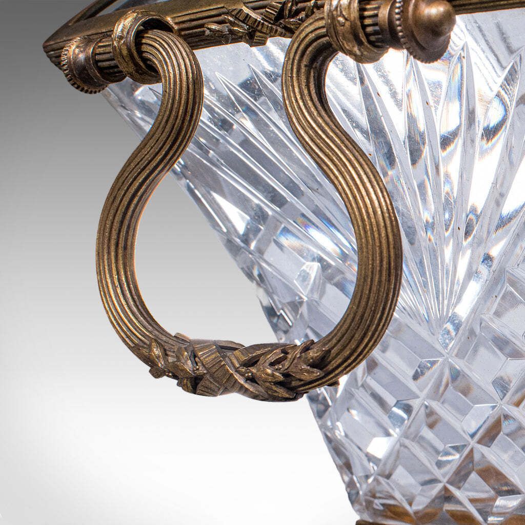 photo for sale Antique Serving Dish, French, Cut Glass, Ormolu, Bowl, Empire Taste, Victorian