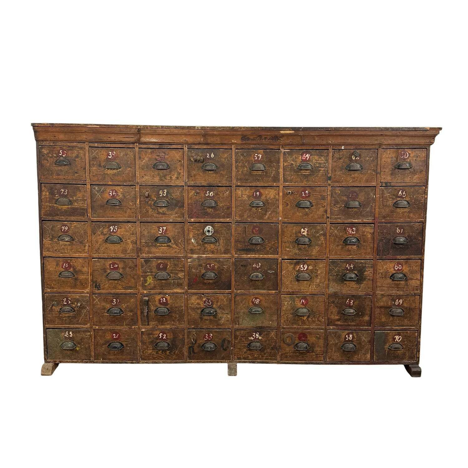photo furniture Large Antique Bank Of Drawers 48 Drawers