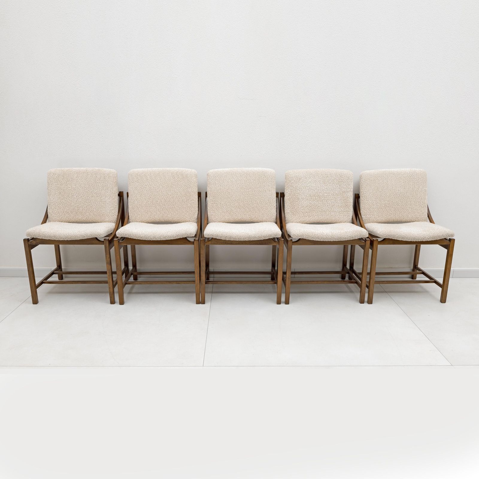 Set van vijf Vittorio Rossi eetkamerstoelen voor Lorenzon Italia, jaren 1960 photo furniture