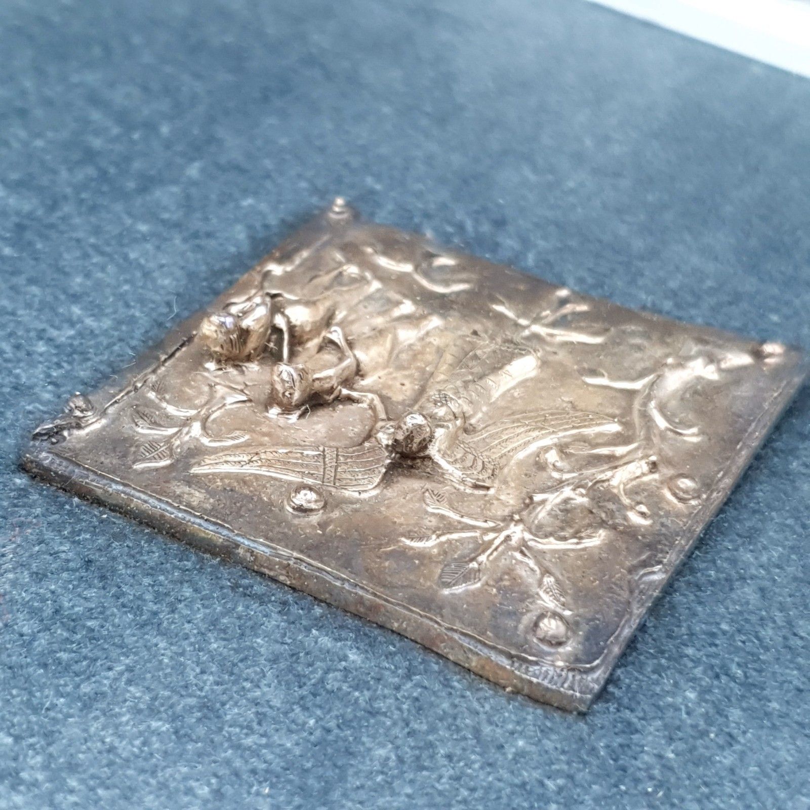 photo buy Fidia Gallery 925 Zilver Adam & Eva Hildesheim Bernward Deur 24,5 cm Vierkant C90s