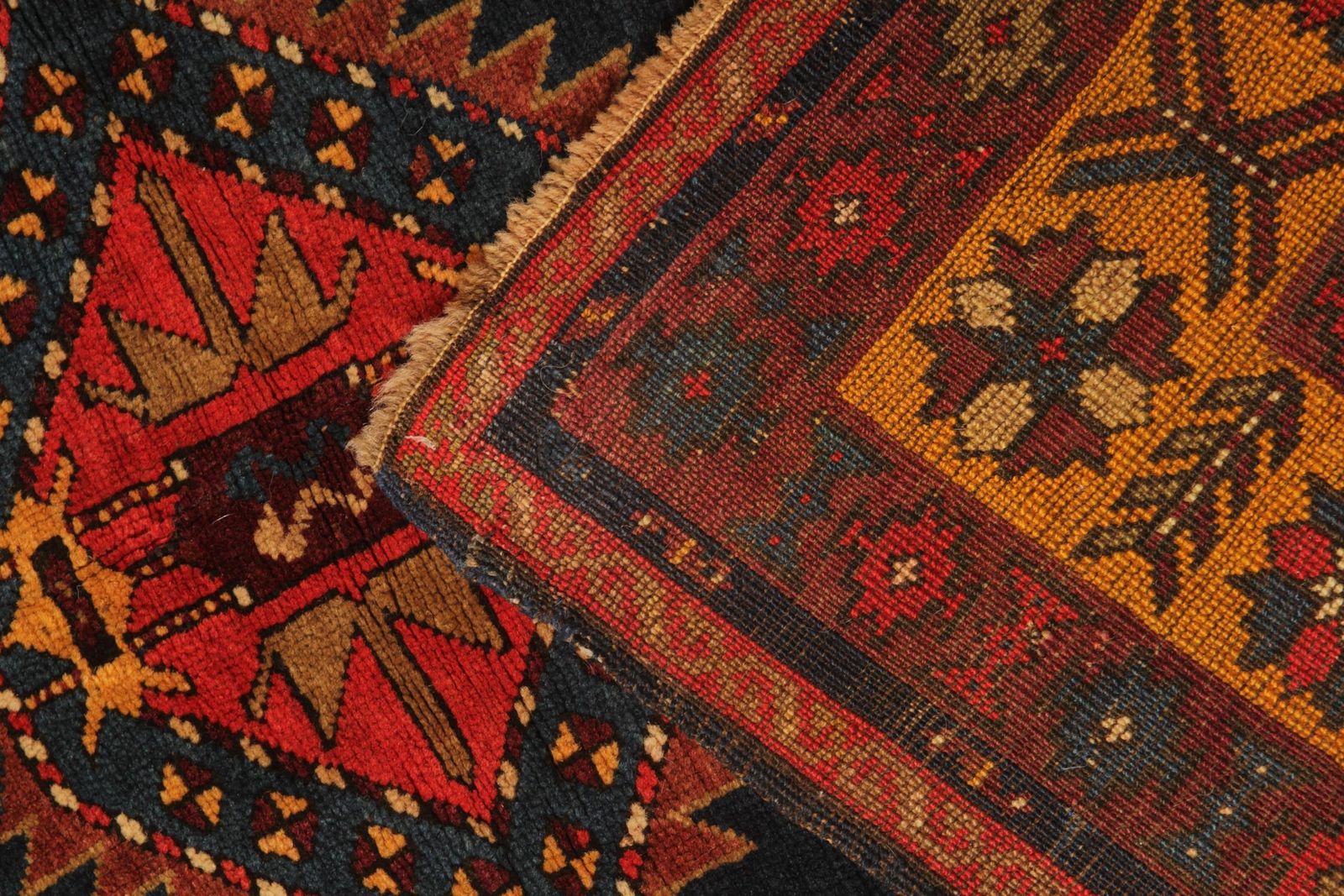 Rare Antique Rug Caucasian Oriental Rug Handmade Carpet From Kazak Area photo vinterior