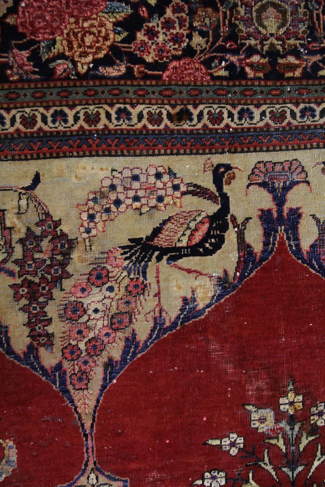 Handmade Carpet Tree Of Life Vintage Living Room Rug Red Oriental Rug For Sale photo buy