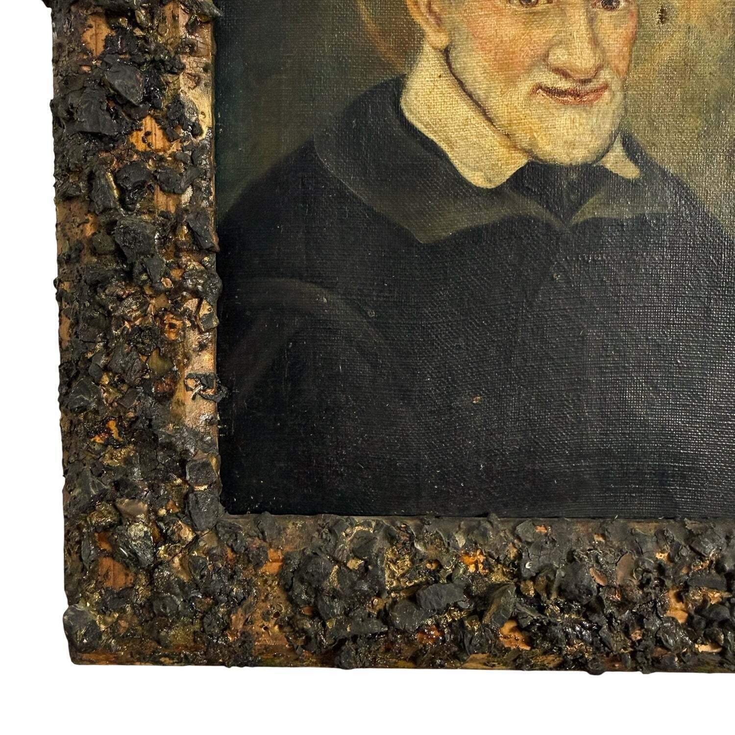Saint Vincent De Paul Portret Olieverf Op Doek (7) photo Kunst
