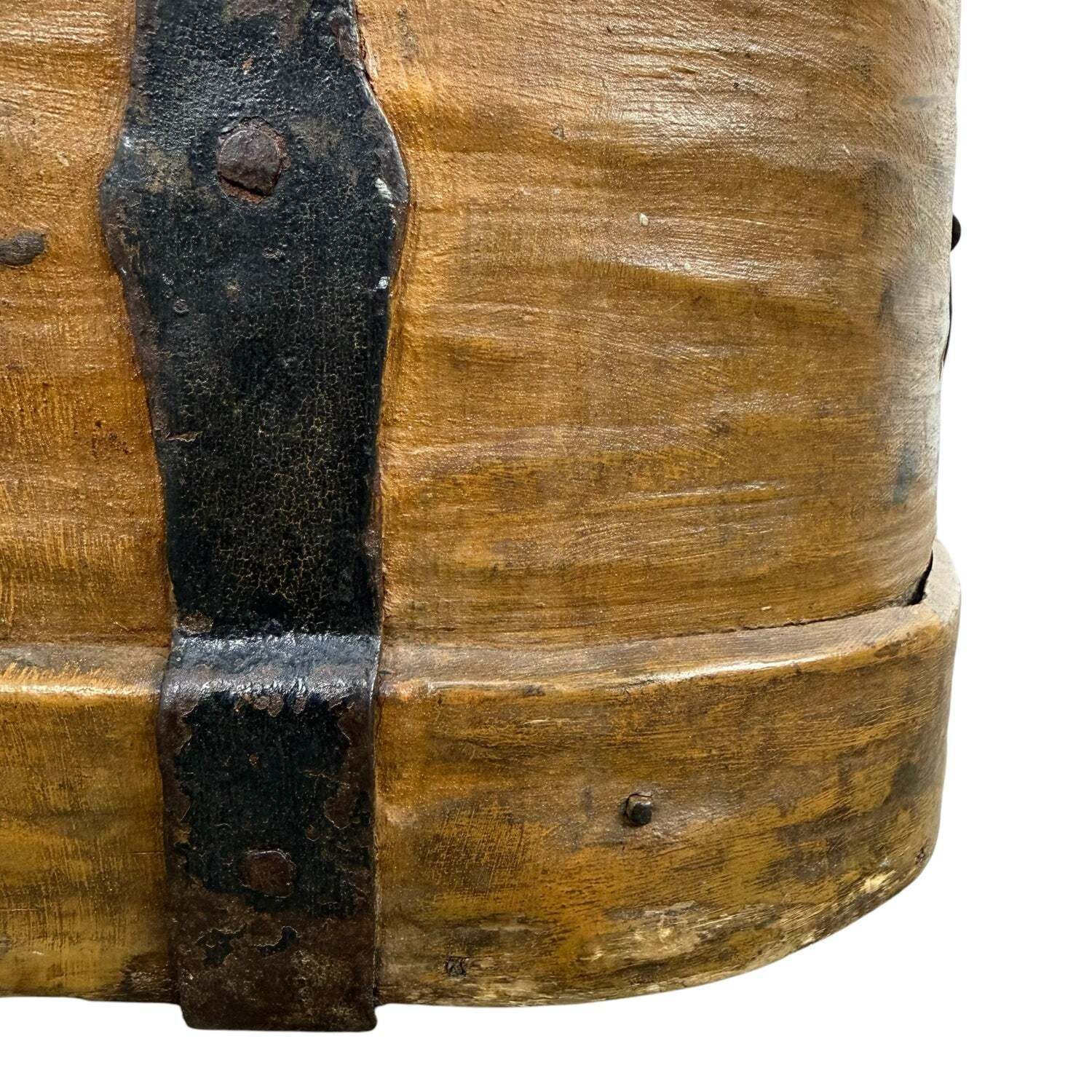 Uitzonderlijk grote antieke Zweedse bentwood-kist photo buy