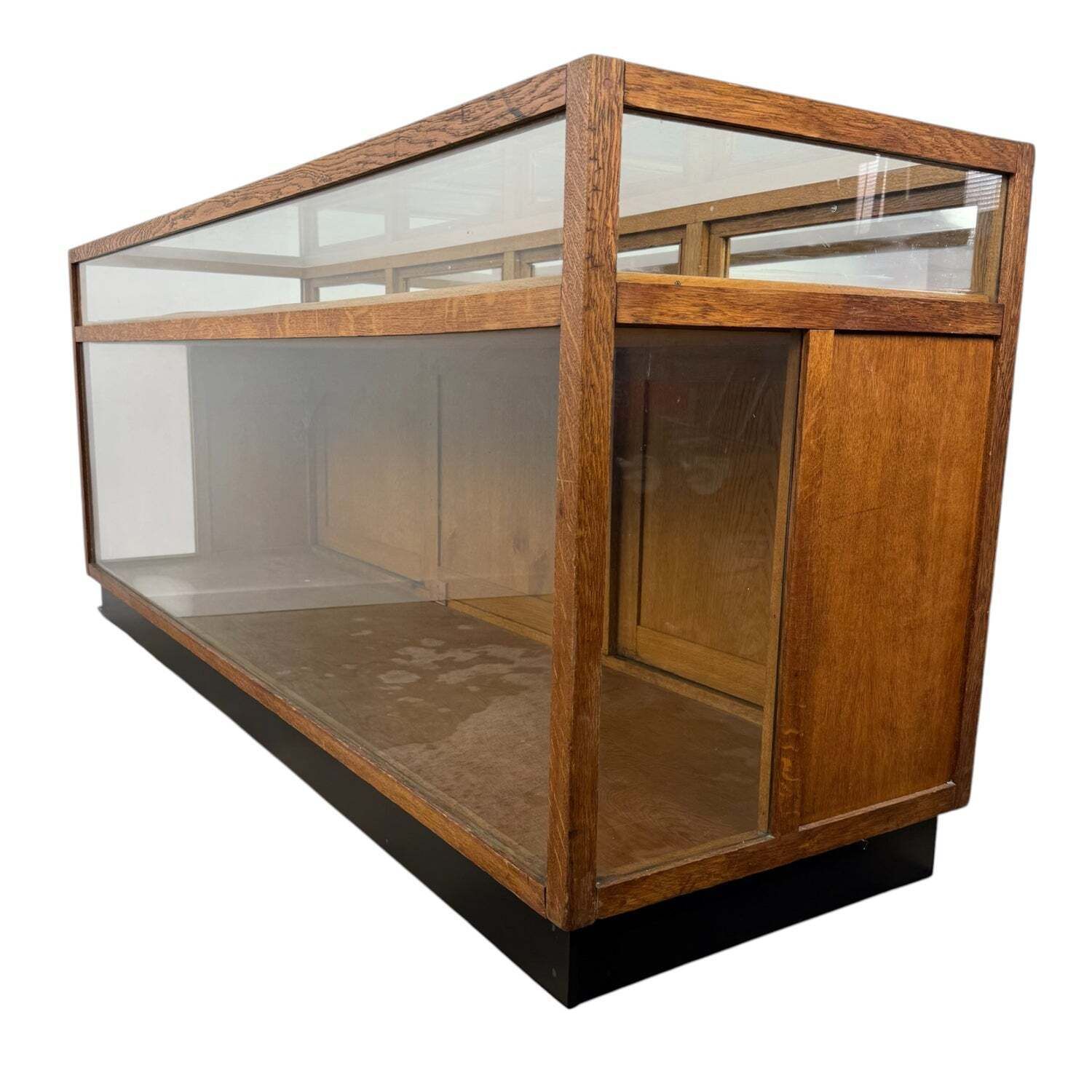 photo furniture Large Vintage Oak Shop Display Counter