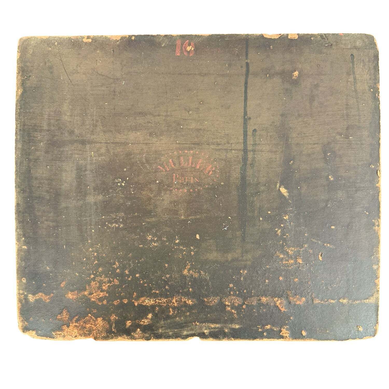 Antiek Duits-Frans caféschild – Die Rose Blüht photo vinterior