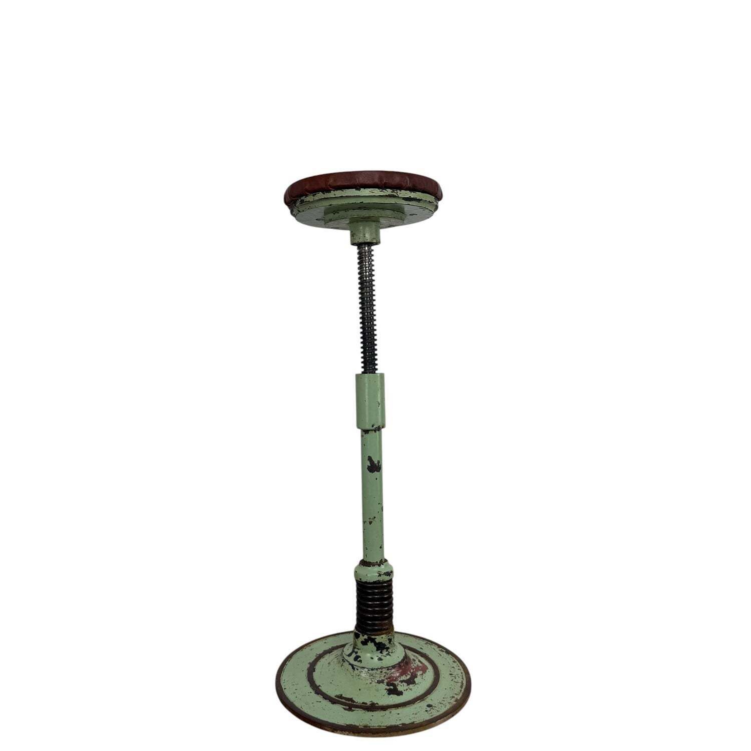 Vintage industriële tandartskruk met veer photo furniture