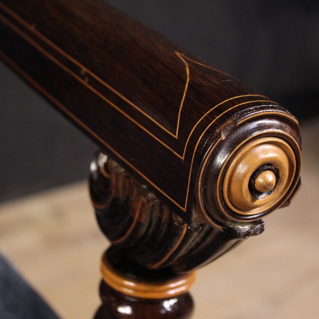 Paire de fauteuils français Charles X, XIXe siècle photo vintage