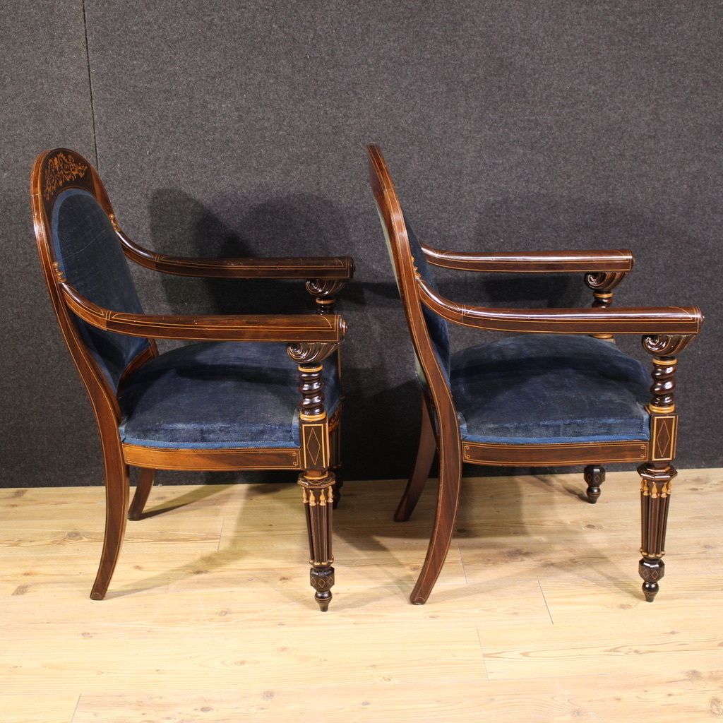 photo for sale Paire de fauteuils français Charles X, XIXe siècle