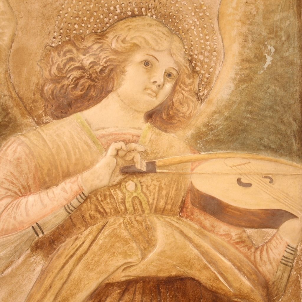 Bas-relief en terre cuite Terra di Signa, estampillé et numéroté photo vinterior