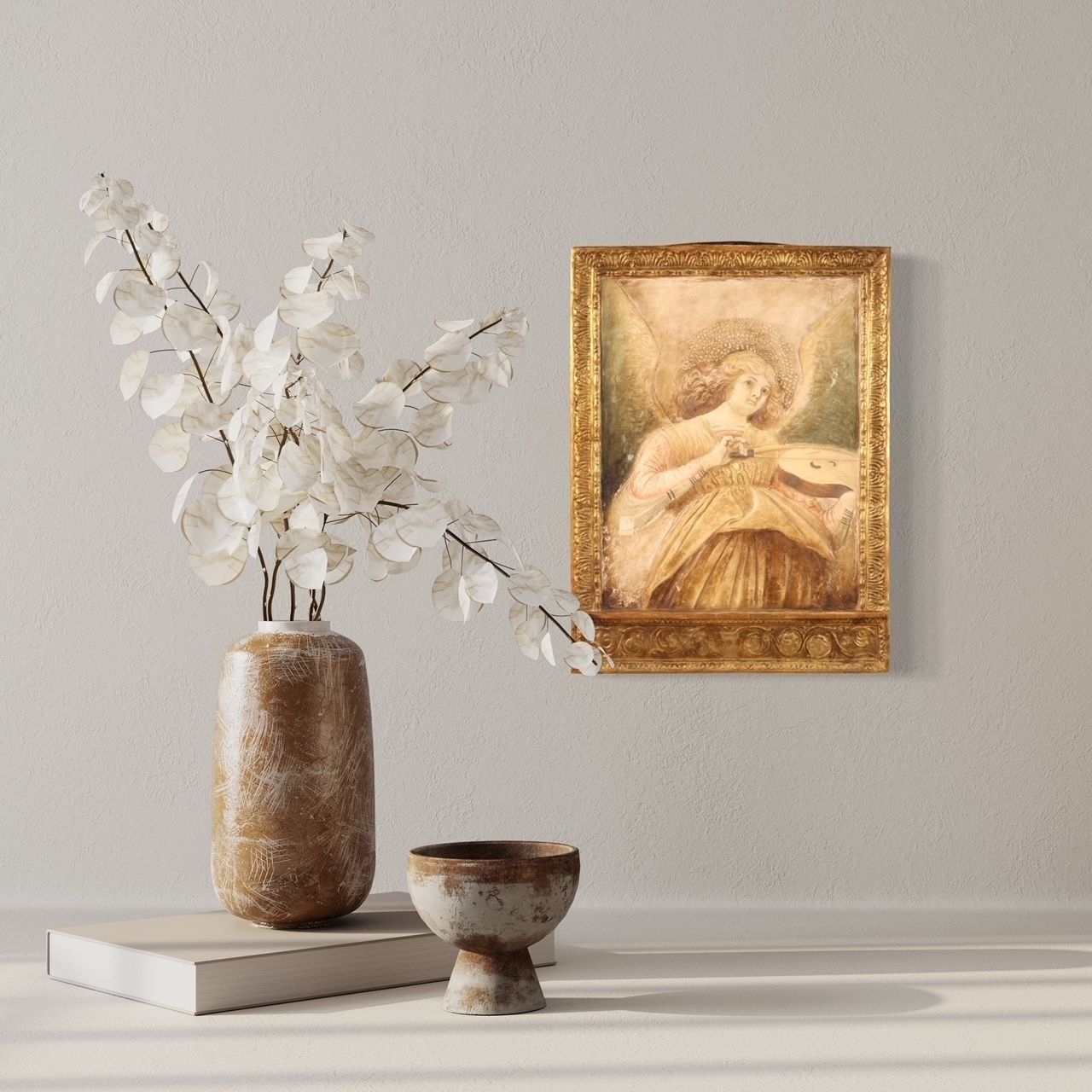 photo buy Bas-relief en terre cuite Terra di Signa, estampillé et numéroté