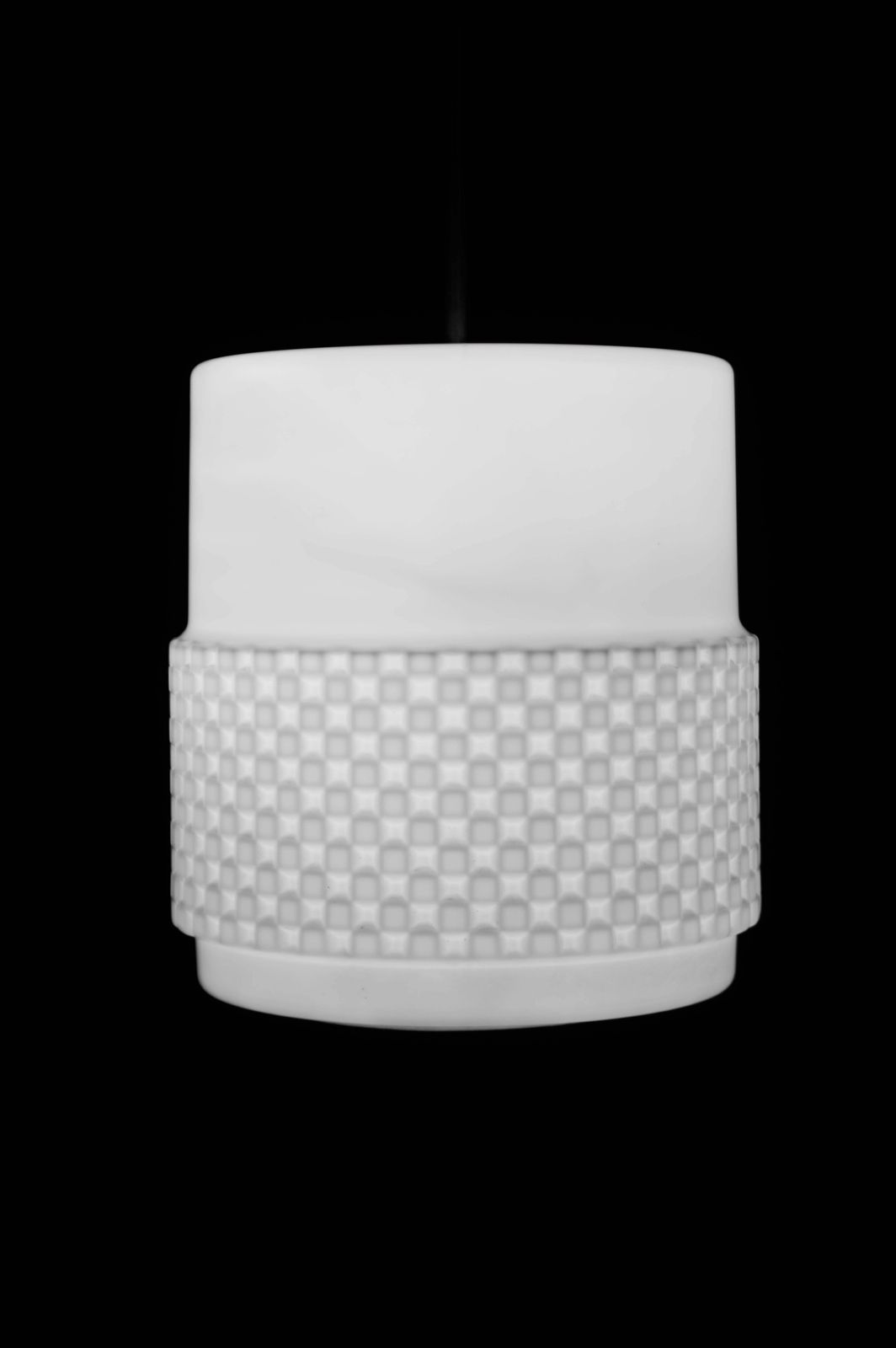 Mid-Century Design Hanglamp van Opalineglas, jaren 1960, Tsjecho-Slowakije photo Verlichting
