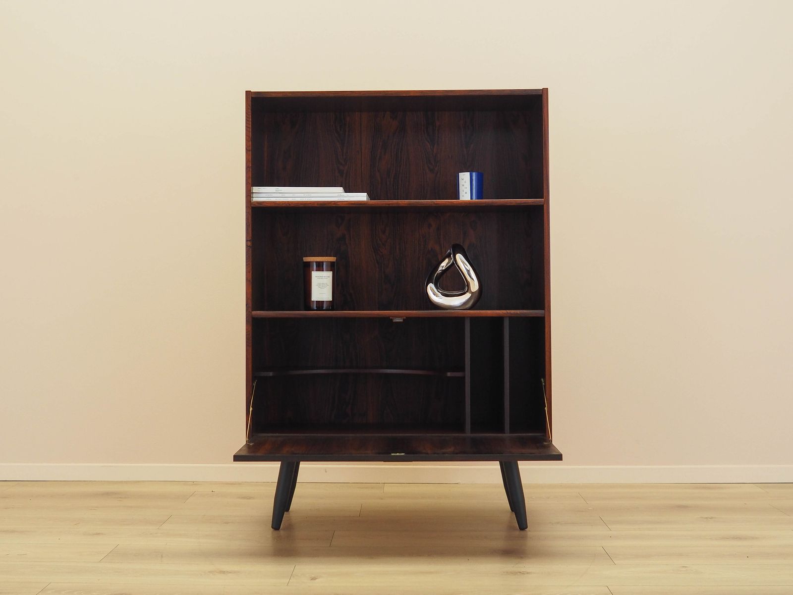 Vintage boekenkast, Deens design, jaren 1970, gemaakt in Denemarken photo Meubels