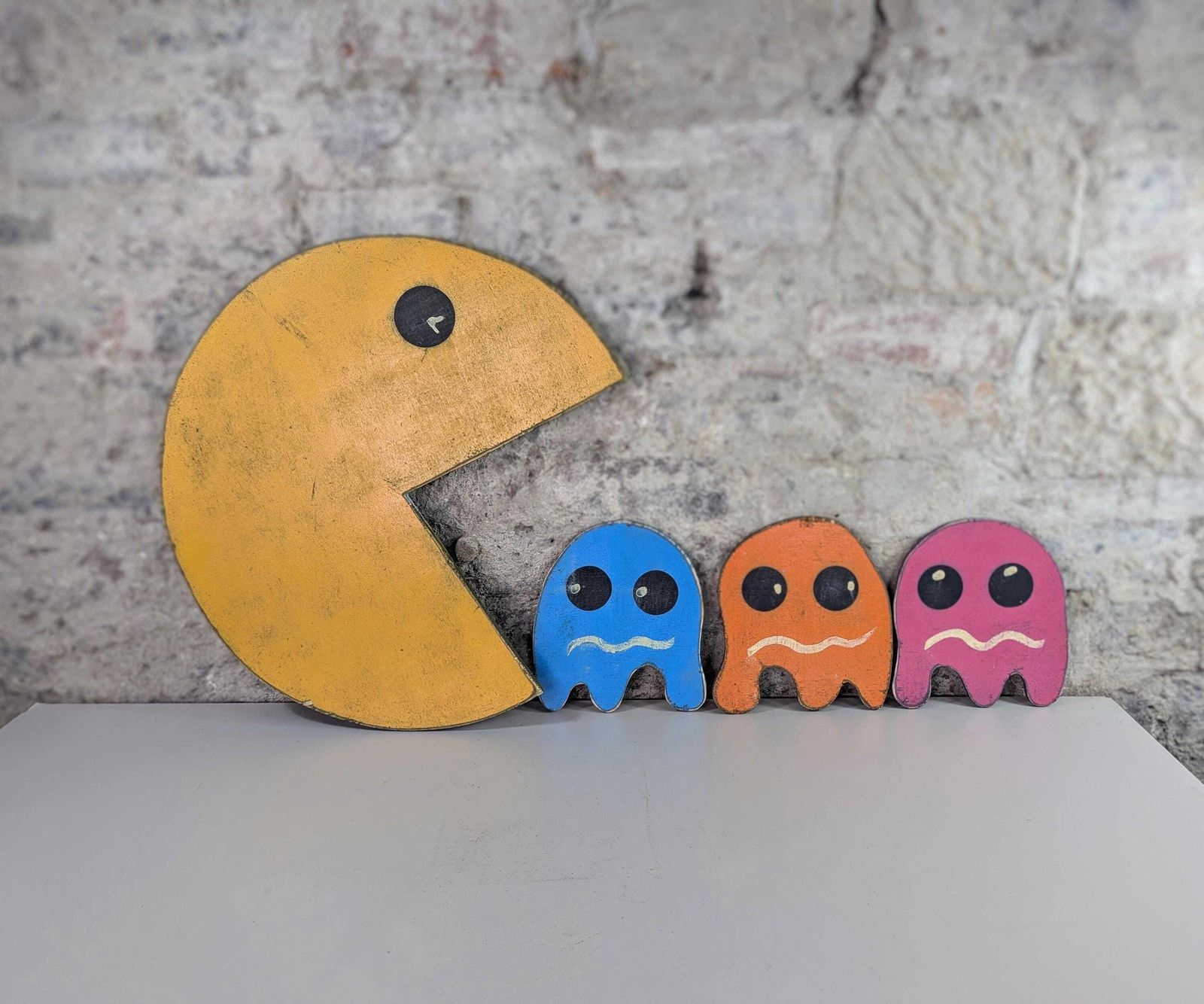 Woonaccessoires Vintage handgemaakte Pac-Man decoratie met geesten photo